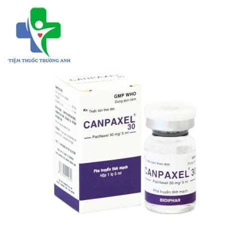 Canpaxel 30 Bidiphar - Điều trị ung thư buồng trứng di căn