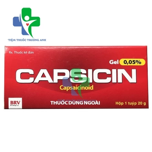 Capsicin gel 0,05% - Giúp điều trị viêm xương khớp hiệu quả 