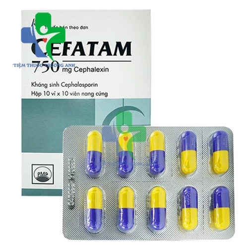 Cefatam 750 - Thuốc điều trị nhiễm khuẩn, nhiễm trùng của Pymepharco