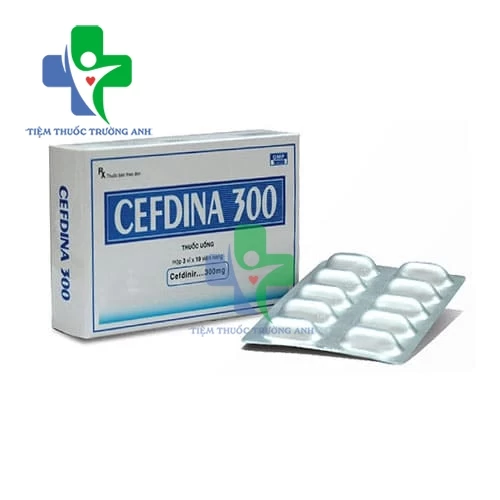 Cefdina 300 Hataphar - Thuốc điều trị nhiễm khuẩn