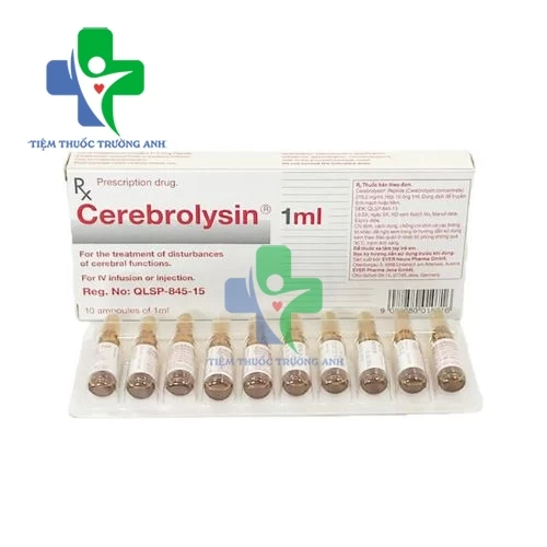 Cerebrolysin 1ml - Thuốc điều trị rối loạn trí nhớ, sa sút trí tuệ của Austria