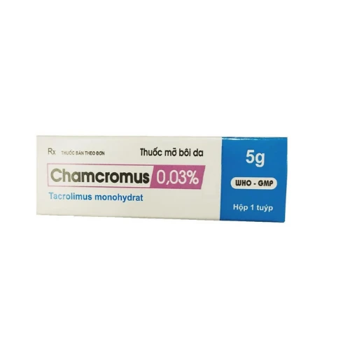 Chamcromus 0,03% - Thuốc điều trị chàm hiệu quả