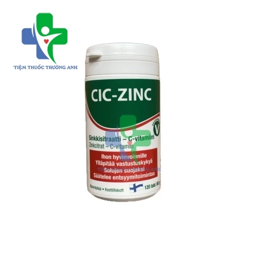 Cic-Zinc - Hỗ trợ bổ sung kẽm và vitamin C cho cơ thể hiệu quả 