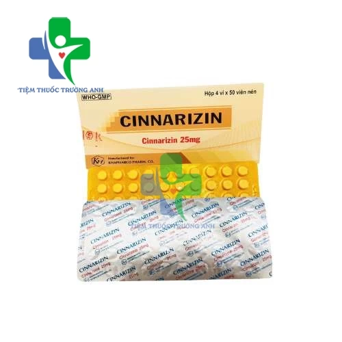 Cinnarizin 25mg Khapharco