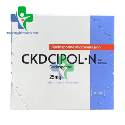 CKDCipol-N 25mg - Thuốc dùng trong ghép tạng của Hàn Quốc