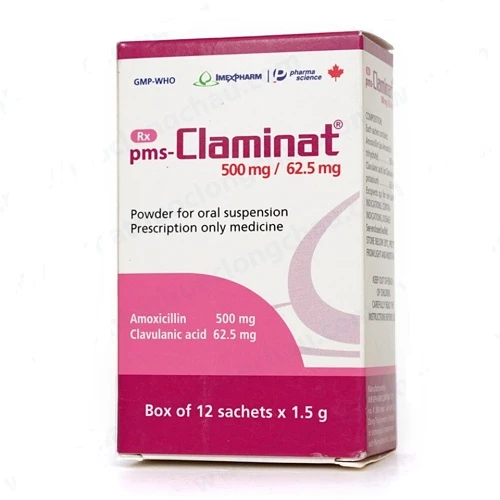 Claminat 500mg/62.5mg - Thuốc điều trị nhiễm khuẩn hiệu quả 