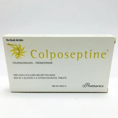 Thuốc đặt âm đạo Colposeptine (Hộp 18 viên)
