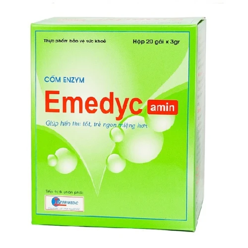 Cốm Bổ Sung Enzym Tiêu Hóa Emedyc Amin 20 Gói