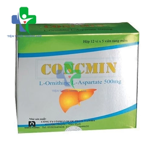 Concmin - Thuốc điều trị bệnh lý về gan hiệu quả của dược phẩm Nam Hà