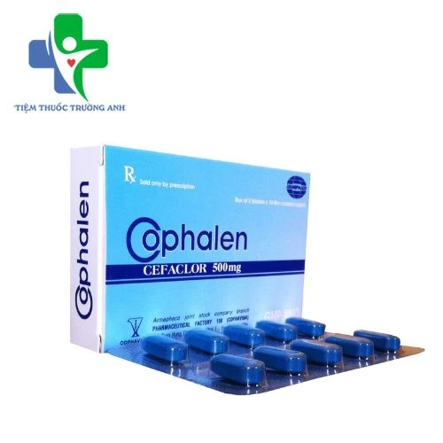 Cophalen 500mg Armephaco - Điều trị các nhiễm khuẩn đường hô hấp