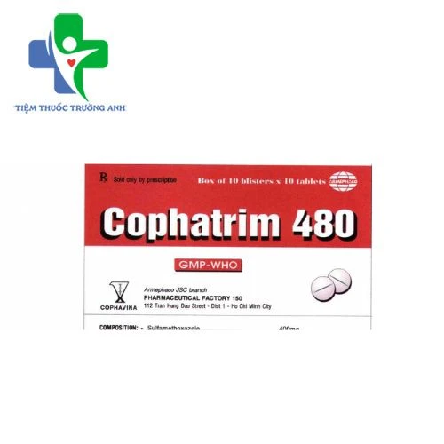 Cophatrim 480 Armephaco - Điều trị nhiễm khuẩn đường uống hiệu quả