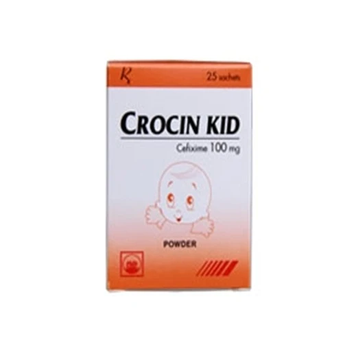Crocin Kid 100 - Thuốc kháng sinh trị nhiễm khuẩn hiệu quả