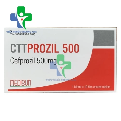 CTTProzil 500 Medisun - Điều trị viêm họng, viêm amidan hiệu quả