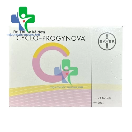 Cyclo Progynova Tab 2mg Bayer - Thuốc điều trị rối loạn kinh nguyệt, vô kinh