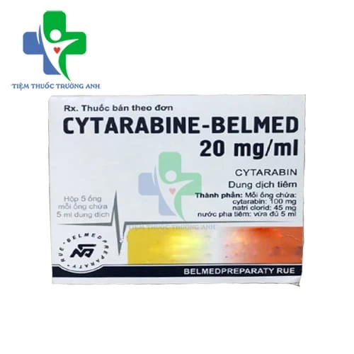 Cytarabine-Belmed 100mg/5ml Belmedpreparaty (dung dịch) - Thuốc trị bệnh bạch cầu