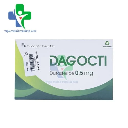 Dagocti 0.5mg PP Pharco - Thuốc điều trị tăng sản lành tính tuyến tiền liệt