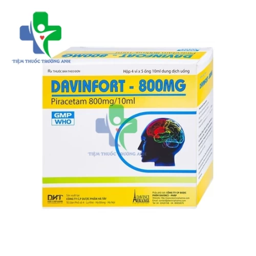 Davinfort 800mg - Thuốc điều trị nhức đầu, chóng mặt hiệu quả