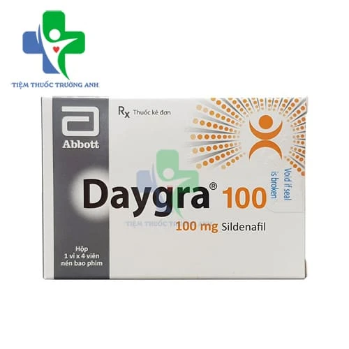 Daygra 100 Glomed - Thuốc điều trị rối loạn cương dương hiệu quả