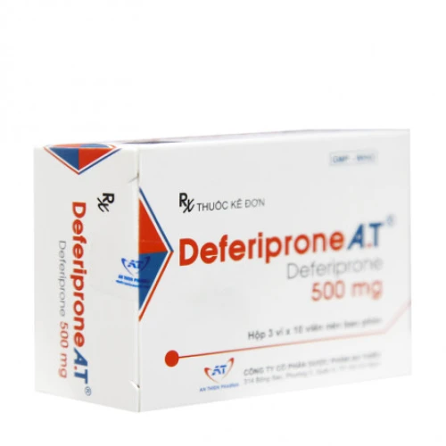Deferiprone A.T - Thuốc điều trị rối loạn máu hiệu quả của An Thiên