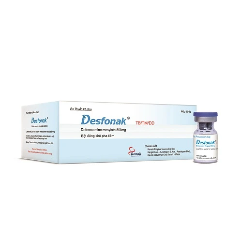 Desfonak - Thuốc bổ trợ điều trị ngộ độc sắt hiệu quả của Iran