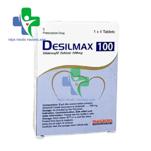 Desilmax 100 - Thuốc điều trị rối loạn cương dương của Ấn Độ