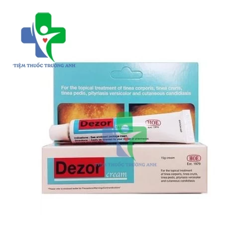 Dezor Cream 15g - Thuốc điều trị nhiễm nấm hiệu quả của Malaysia 