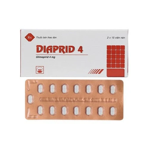 Diaprid 4 - Thuốc điều trị bệnh đái tháo đường týp 2 hiệu quả