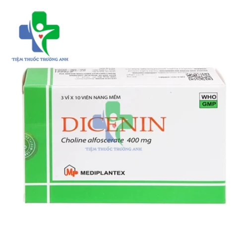 Dicenin - Thuốc điều trị đột quỵ, tổn thương não của Mediplantex