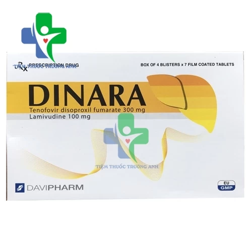 Dinara Davipharm - Thuốc điều trị viêm gan siêu vi B