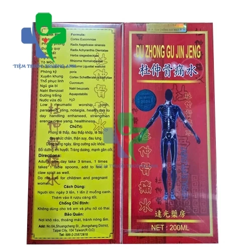 Du Zhong Gu Jin Jeng 200ml - Hỗ trợ giảm đau xương khớp hiệu quả