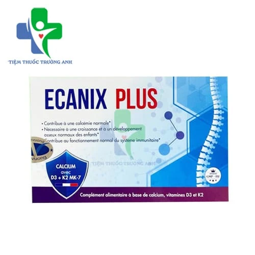 Ecanix Plus - Bổ sung canxi, vitamin K2 và D3