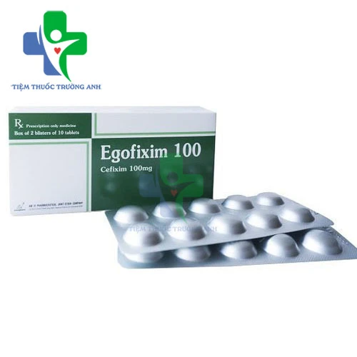 Egofixim 100 Amvipharm - Thuốc điều trị nhiễm khuẩn hiệu quả