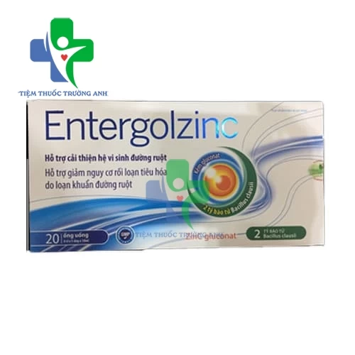 Entergolzinc - Hỗ trợ giảm nguy cơ rối loạn tiêu hóa