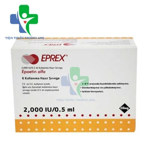 Eprex 2000iu Cilag Thuốc điều Trị Thiếu Máu