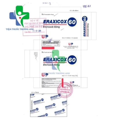 Eraxicox 60mg - Thuốc điều trị viêm xương khớp