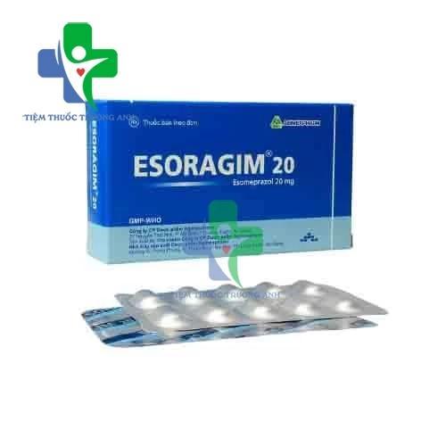 Esoragim 20 Agimexpharm - Điều trị Bệnh trào ngược dạ dày-thực quản