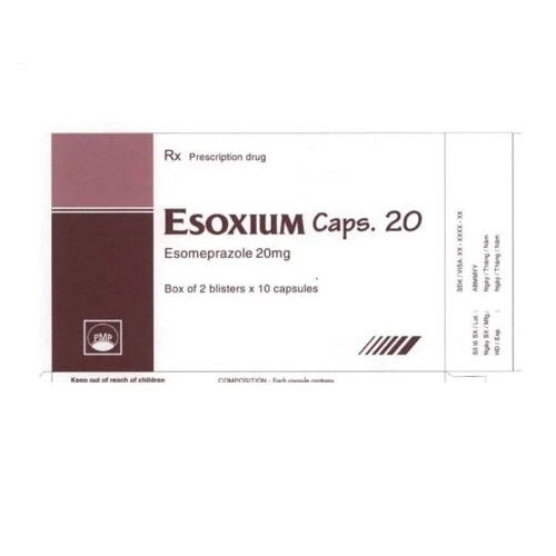Esoxium caps 20 - Thuốc điều trị các bệnh dạ dày, tá tràng hiệu quả