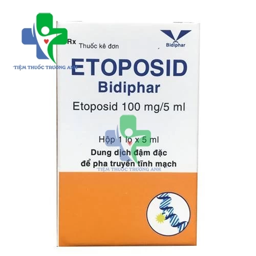 Etoposid 100mg/5ml Bidiphar - Điều trị các bệnh ung thư