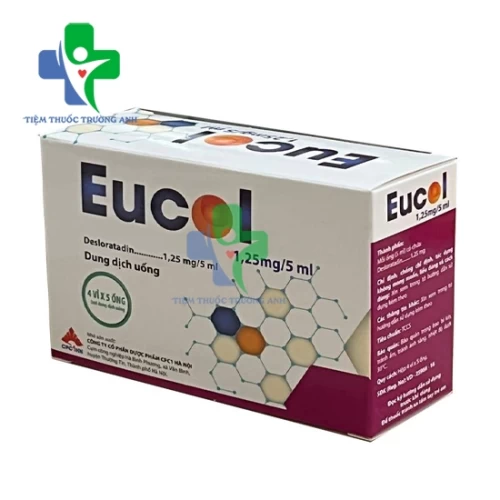 Eucol 1,25mg/5ml CPC1HN - Thuốc điều trị viêm mũi dị ứng