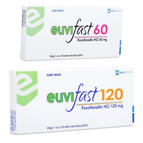 Euvifast 60-120 - Thuốc điều trị viêm mũi dị ứng của Euvipharm hiệu quả