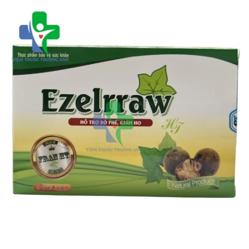 Ezelrraw HT Santex - Viên ngậm bổ phế, giảm ho hiệu quả