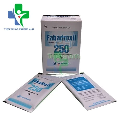 Fabadroxil 250 (gói bột) - Thuốc điều trị nhiễm khuẩn của Pharbaco