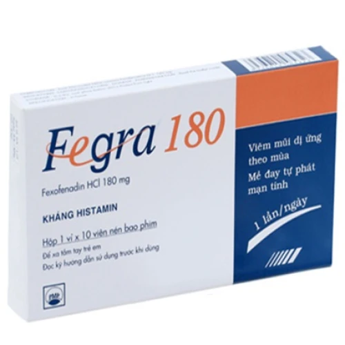 Fegra 180 - Thuốc điều trị viêm mũi dị ứng hiệu quả của Pymepharco
