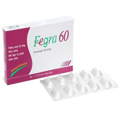 Fegra 60 - Thuốc chống dị ứng hiệu quả của Pymepharco