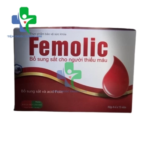 Femolic - Bổ sung sắt cho người thiếu máu hiệu quả