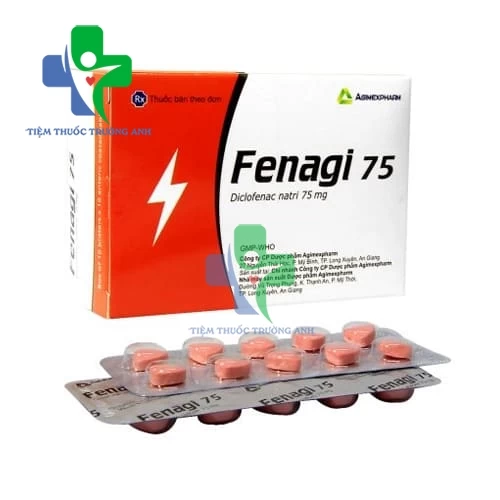 Fenagi 75 Agimexpharm - Điều trị triệu chứng viêm khớp mãn tính