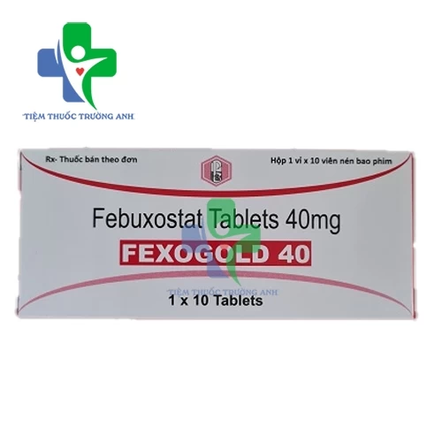 Fexogold 40mg - Thuốc điều trị bệnh gút hiệu quả