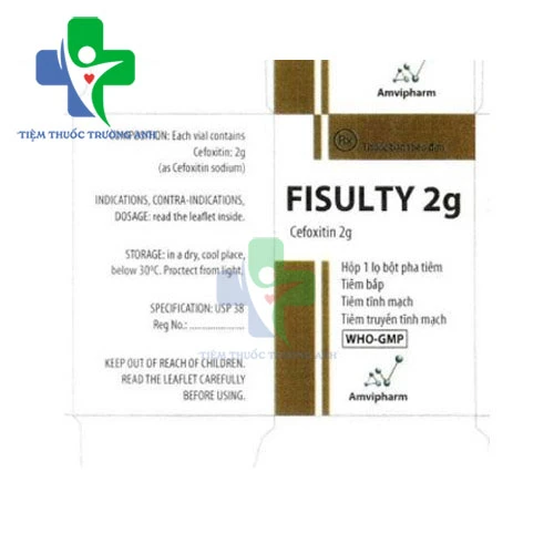 Fisulty 2g Amvipharm - Thuốc điều trị nhiễm khuẩn hiệu quả