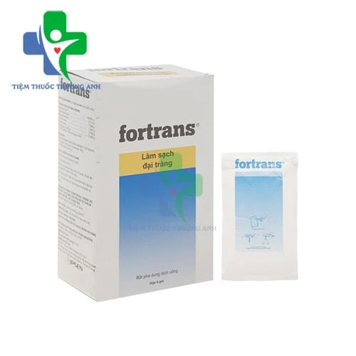 Fortrans Ipsen - Giúp làm sạch đại tràng để chuẩn bị nội soi hoặc chụp X quang đại tràng