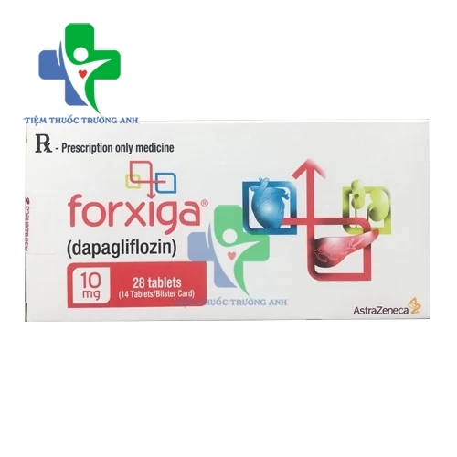 Forxiga 10mg AstraZeneca - Thuốc điều trị đái tháo đường typ 2